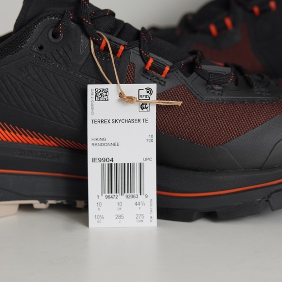 $230 Adidas Terrex Skychaser Tech GTX Hiking Shoes IE9904 Men US 10.5 Black main image 5